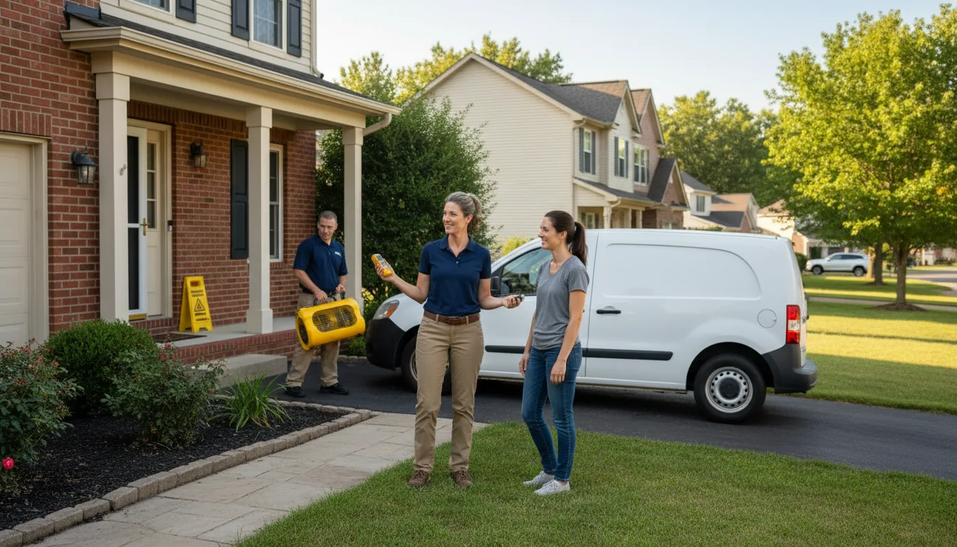 Residential water damage restoration in Whitefish, MT